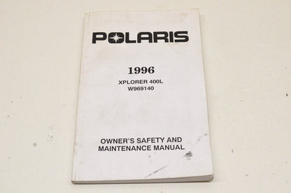 OEM Polaris 9913511 Owner's Safety & Maintenance Manual Xplorer 400L W969140 96.