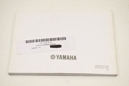 OEM Yamaha Owner's Manual Rhino 700 FI YXR7FD, YXR7FHDm YXR7FSPD. NOS
