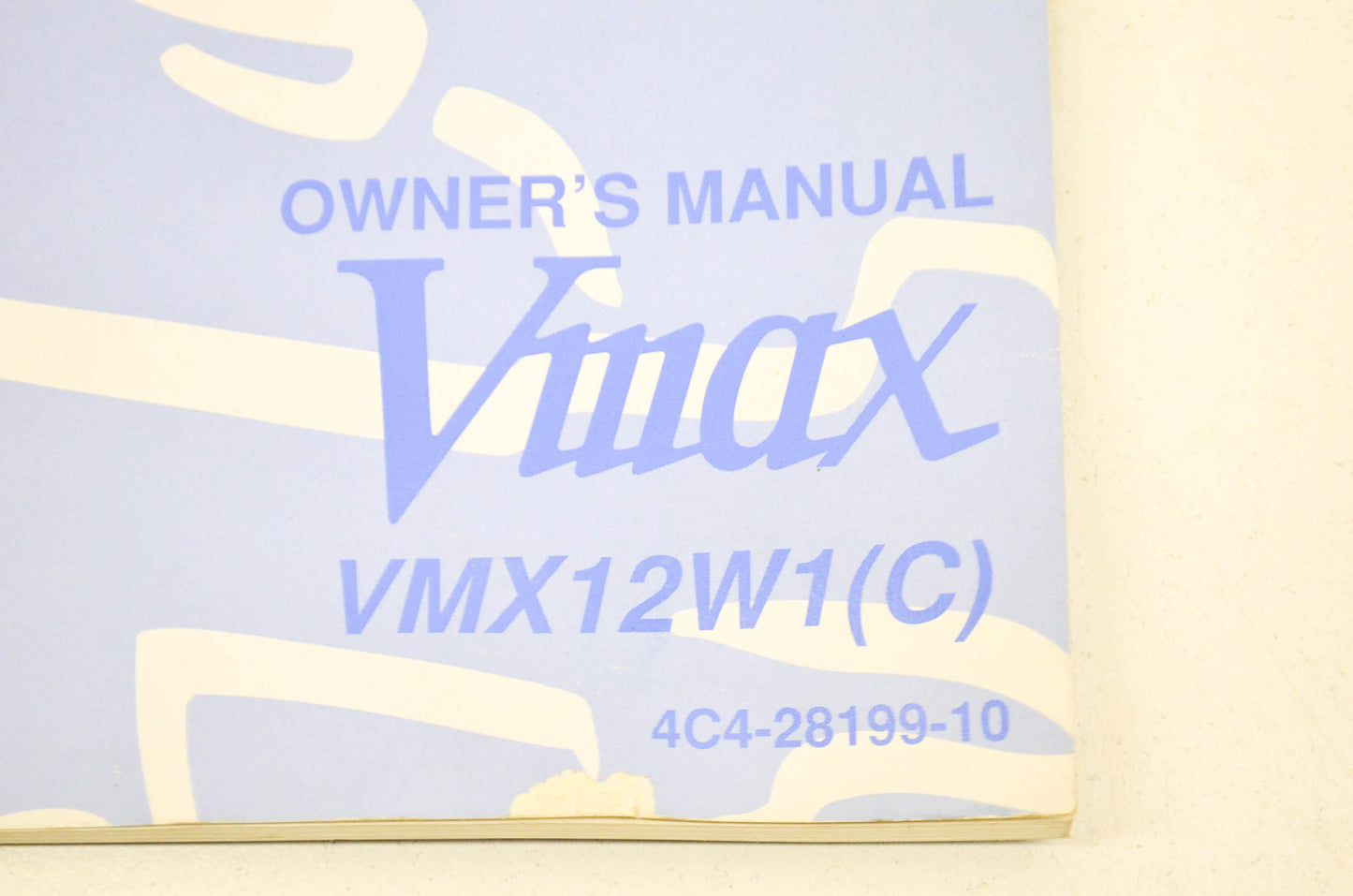 OEM Yamaha Owner's Manual Vmax , VMX12W1(C). NOS