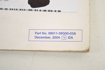 OEM Suzuki 99011-39G50-03A Owner's Manual VZ800K5 200