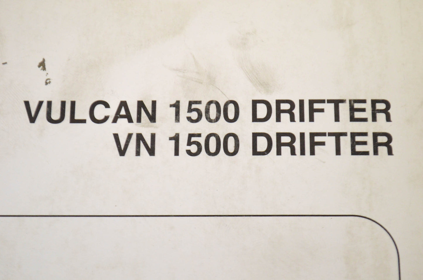 OEM Kawasaki Service Manual Vulcan 1500 Drifter/ VN 1500 Drifter 99 Vulcan 1500