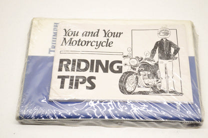 OEM Triumph T3850003 Owner's Handbook Assembly T806SP/LB. NOS