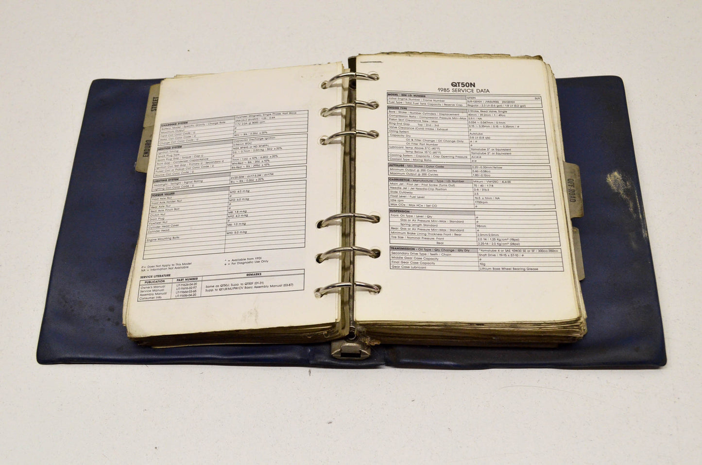 OEM Yamaha Motor Corporation Service Data Volume 2 NOS