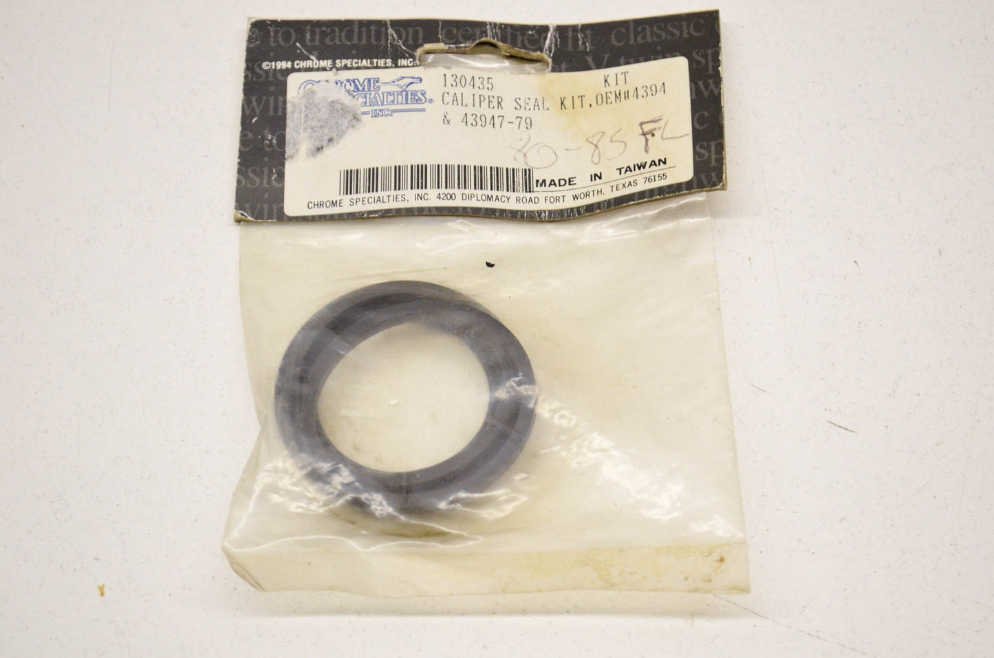 New Chrome Specialties Spare Parts Caliper Seal Kit NOS