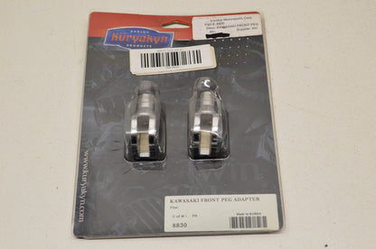 Kuryakyn 568-8830, 8830 Kawasaki Front Peg Adapter Kit NOS