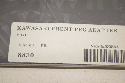 Kuryakyn 568-8830, 8830 Kawasaki Front Peg Adapter Kit NOS