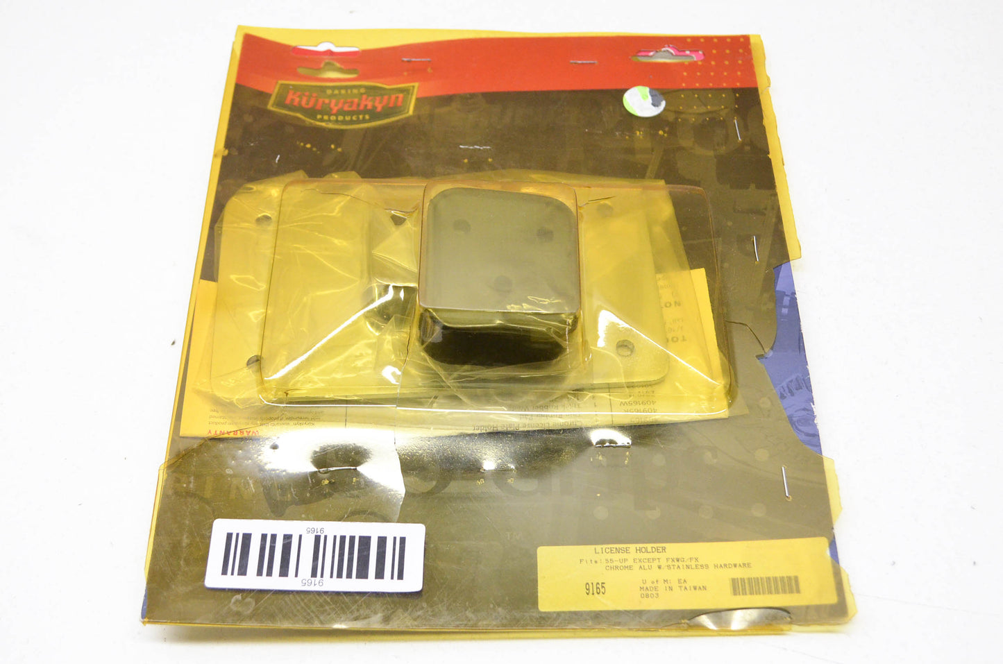 License Plate Holder NOS
