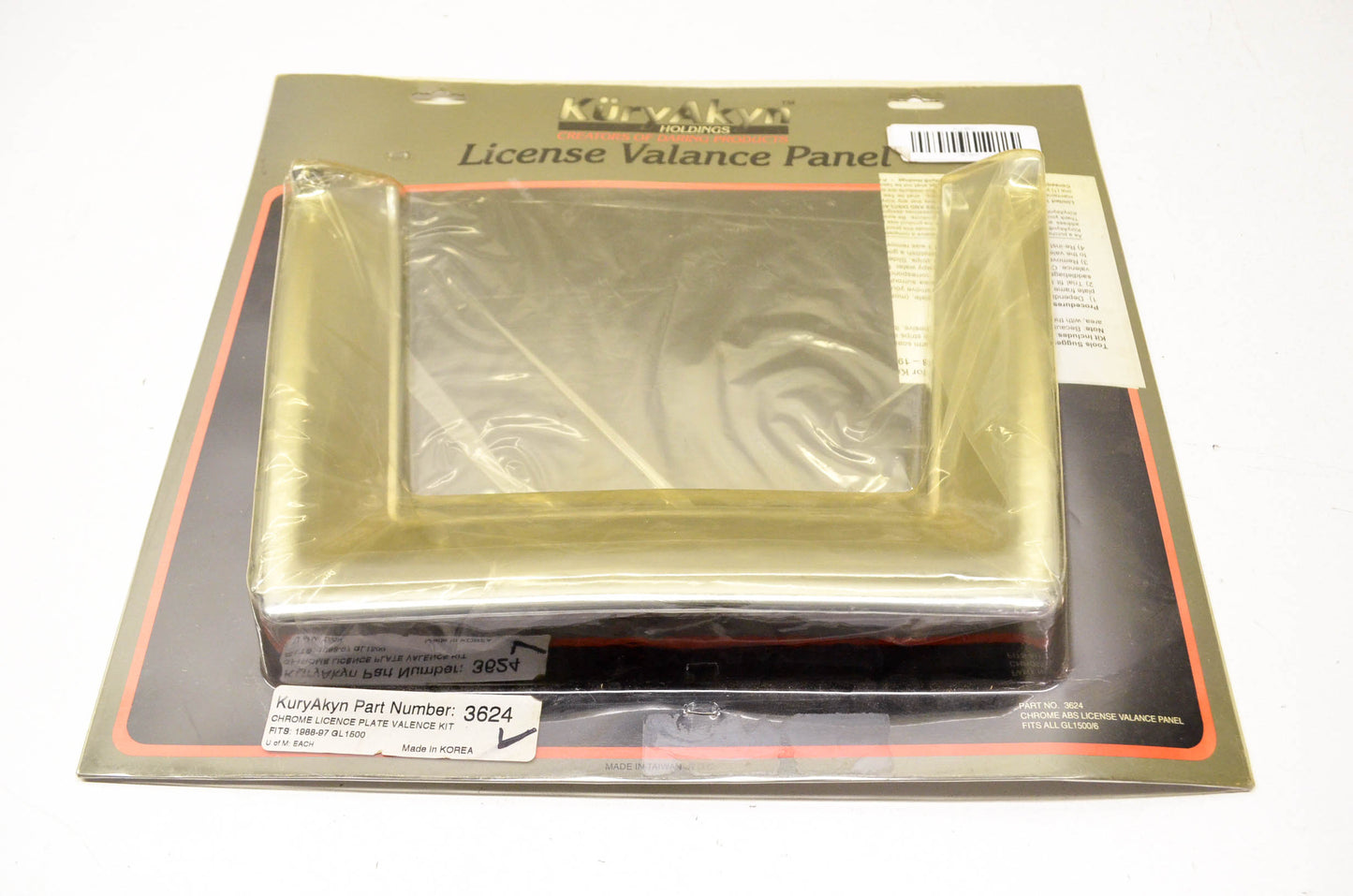 License Valance Panel Kit Honda 88-97 GL1500. NOS