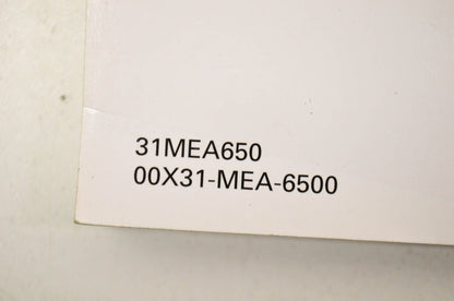 New OEM Honda Owner's Manual VX1300R/T Honda VTX1300R/T 08. NOS