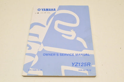 OEM Yamaha LIT-11626-16-30 YZ125R Owner's Service Manual