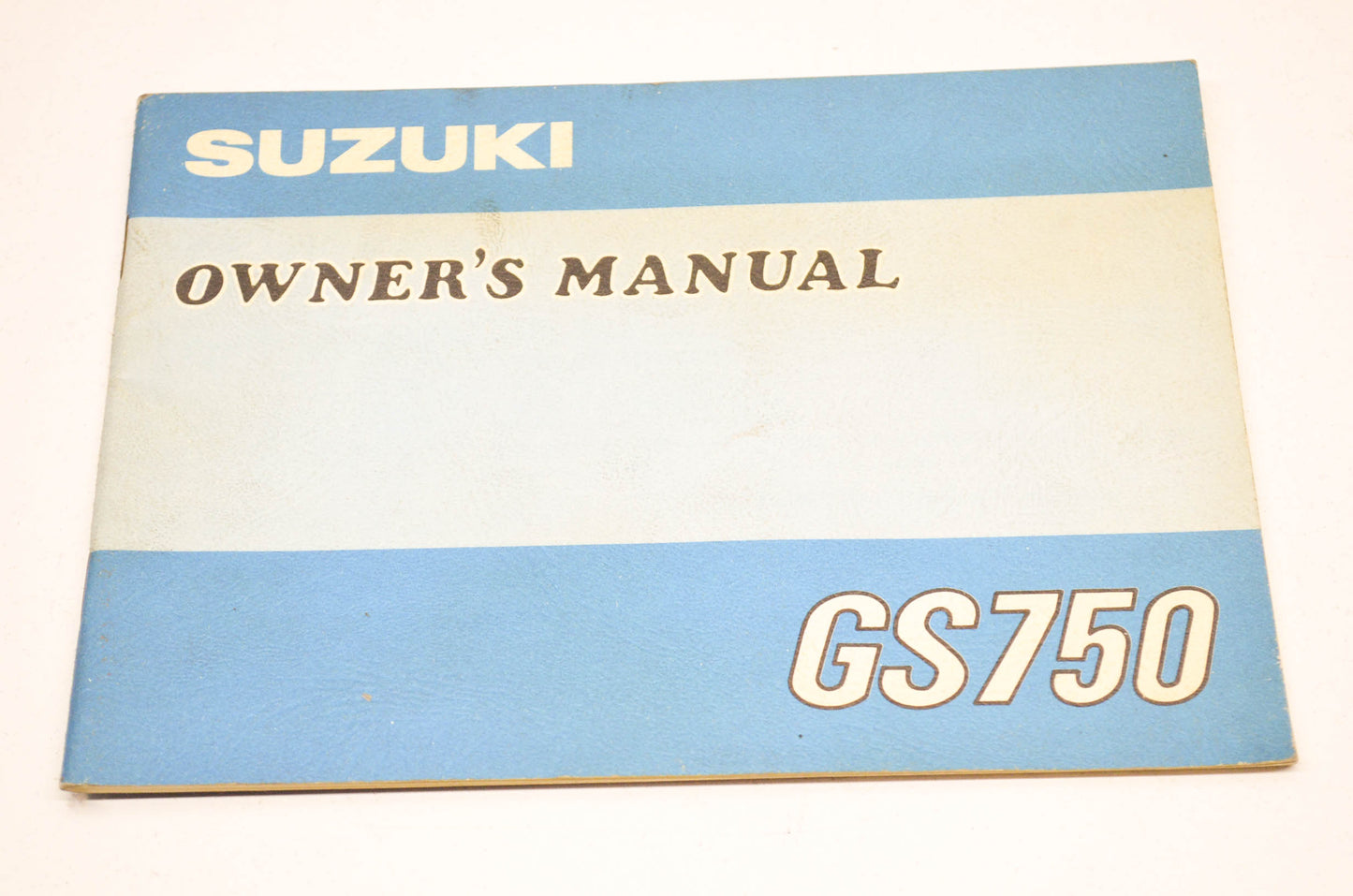 OEM Suzuki Owner's Manual GS750 Suzuki GS750. NOS