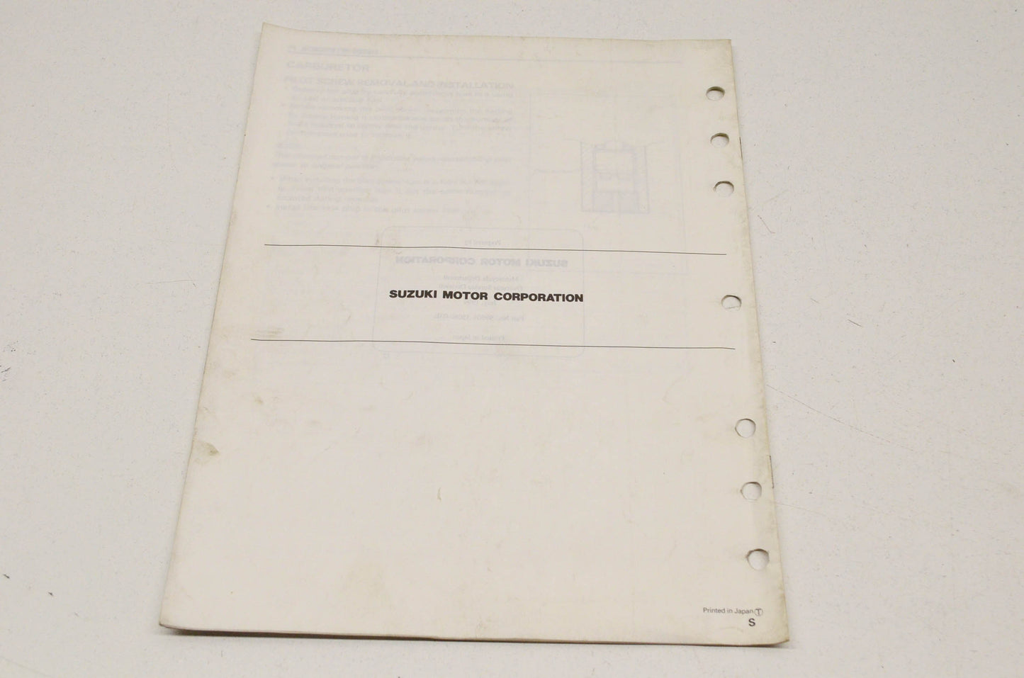 OEM Suzuki 99501-35080-03E Supplementary Service Manual GSX600F GSX600F.