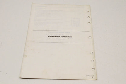OEM Suzuki 99501-35080-03E Supplementary Service Manual GSX600F GSX600F.