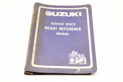 OEM Suzuki 99923-00126, 99923-00404 Ready Reference Manual 1981 'X' Model 1981