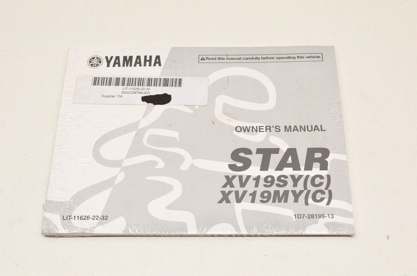 OEM Yamaha LIT-11626-22-32 Owner's Manual 09 STAR XV19SY/MY/C NOS
