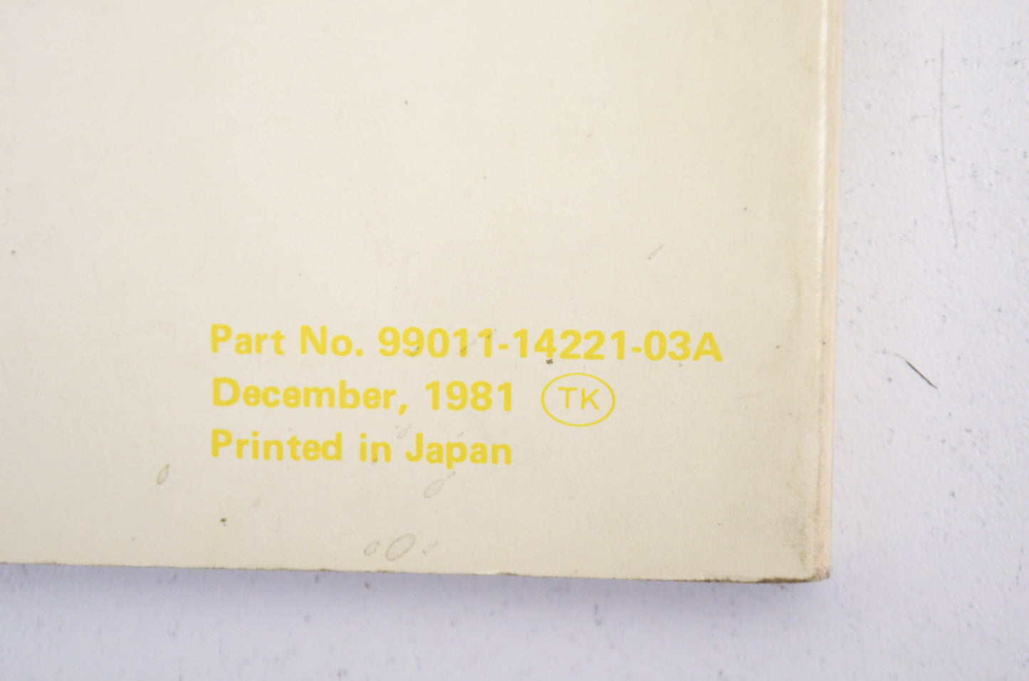 OEM Suzuki Owner's Maintenance Manual Suzuki RM465