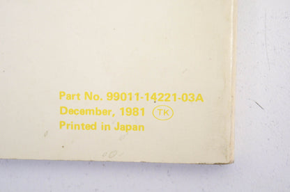 OEM Suzuki Owner's Maintenance Manual Suzuki RM465