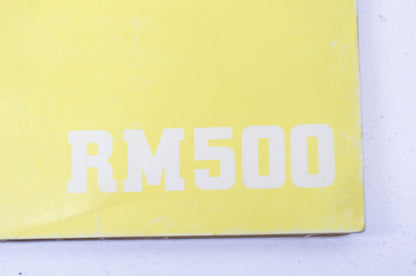 OEM Suzuki Owner's Maintenance Manual Suzuki RM500. NOS
