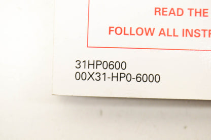 OEM Honda 31HP0600 Owner's Manual NOS