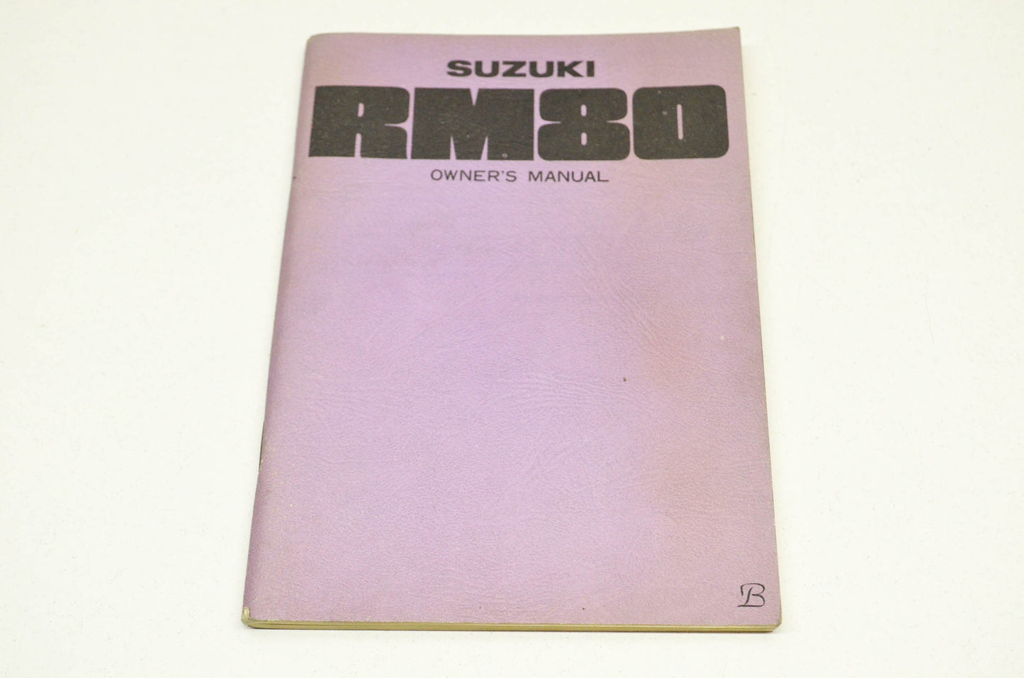 OEM Suzuki Owner's Manual Suzuki RM80 1977. NOS