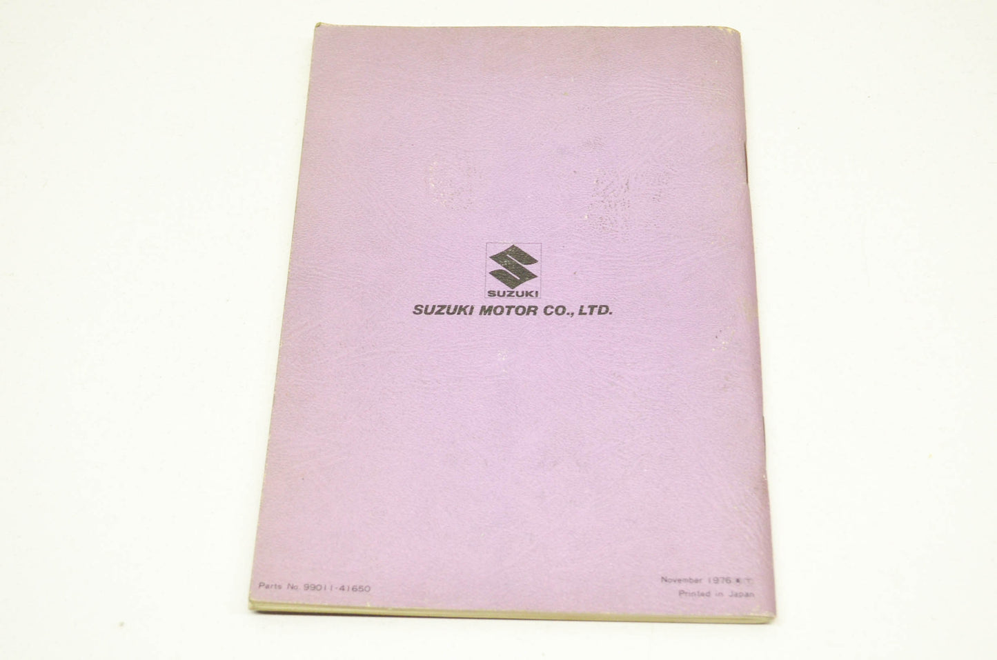 OEM Suzuki Owner's Manual Suzuki RM80 1977. NOS