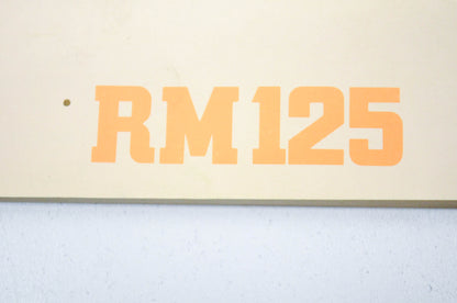 OEM 1989 Suzuki Owner's Maintenance Manual RM125 Suzuki RM125