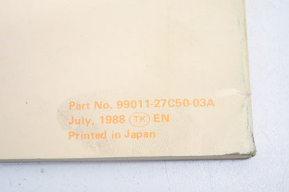OEM 1989 Suzuki Owner's Maintenance Manual RM125 Suzuki RM125