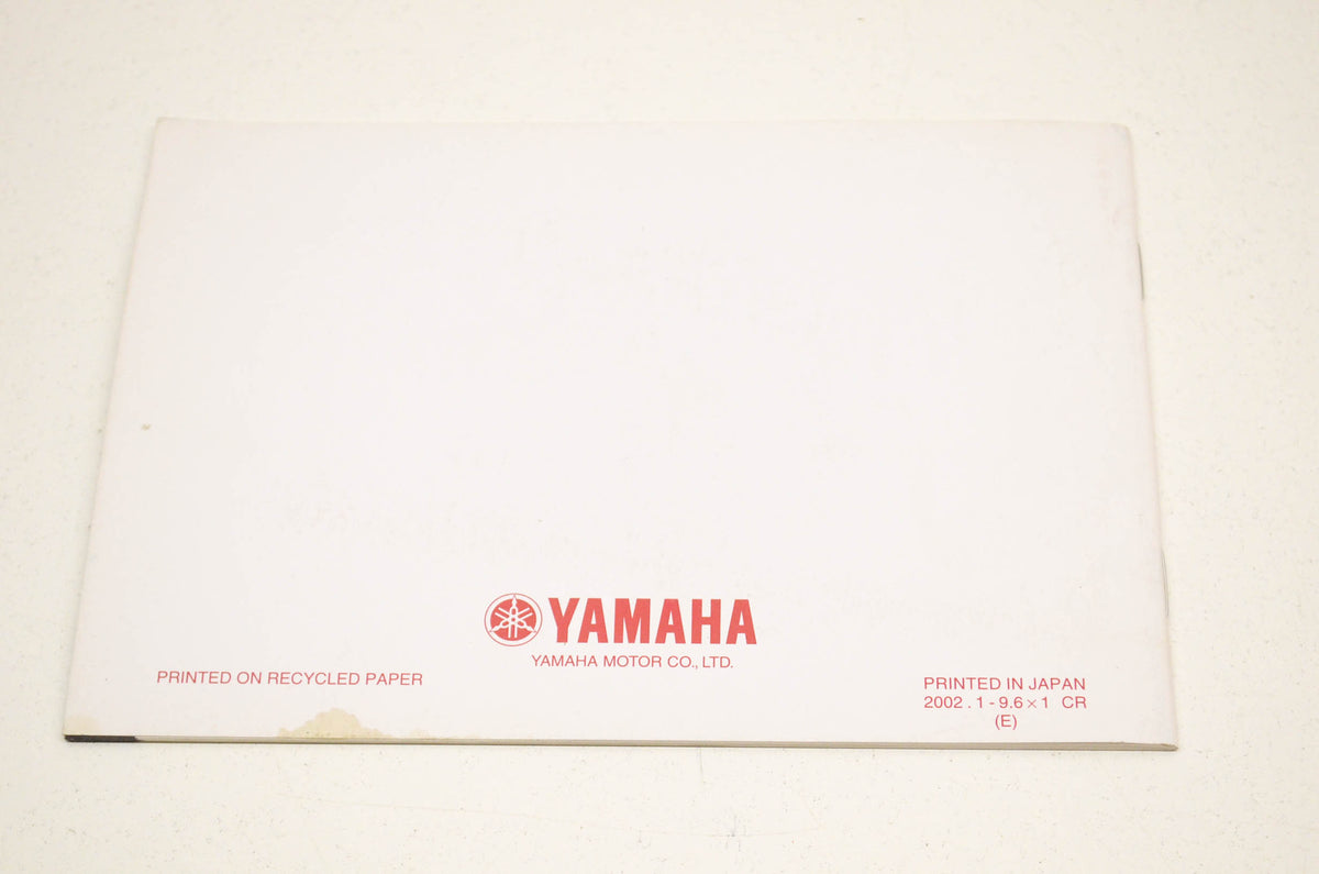 OEM Yamaha LIT-11626-15-50 Ride Tips & Practice Guide Manual