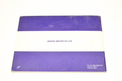 OEM Suzuki Owner's Manual GS1100E Suzuki GS1100E. NOS