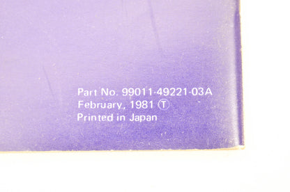 OEM Suzuki Owner's Manual GS1100E Suzuki GS1100E. NOS