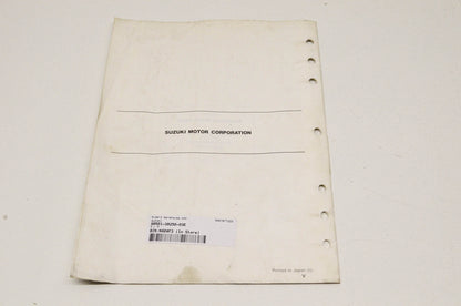 OEM Suzuki 99501-39250-03E Supplementary Service Manual VS1400 VS1400