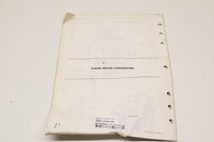 OEM Suzuki 99501-42160-03E Supplementary Service Manual DR250/SE. DR250/ DR250SE