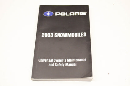 OEM Polaris 9917436 Owner's Manual 03 Snow NOS