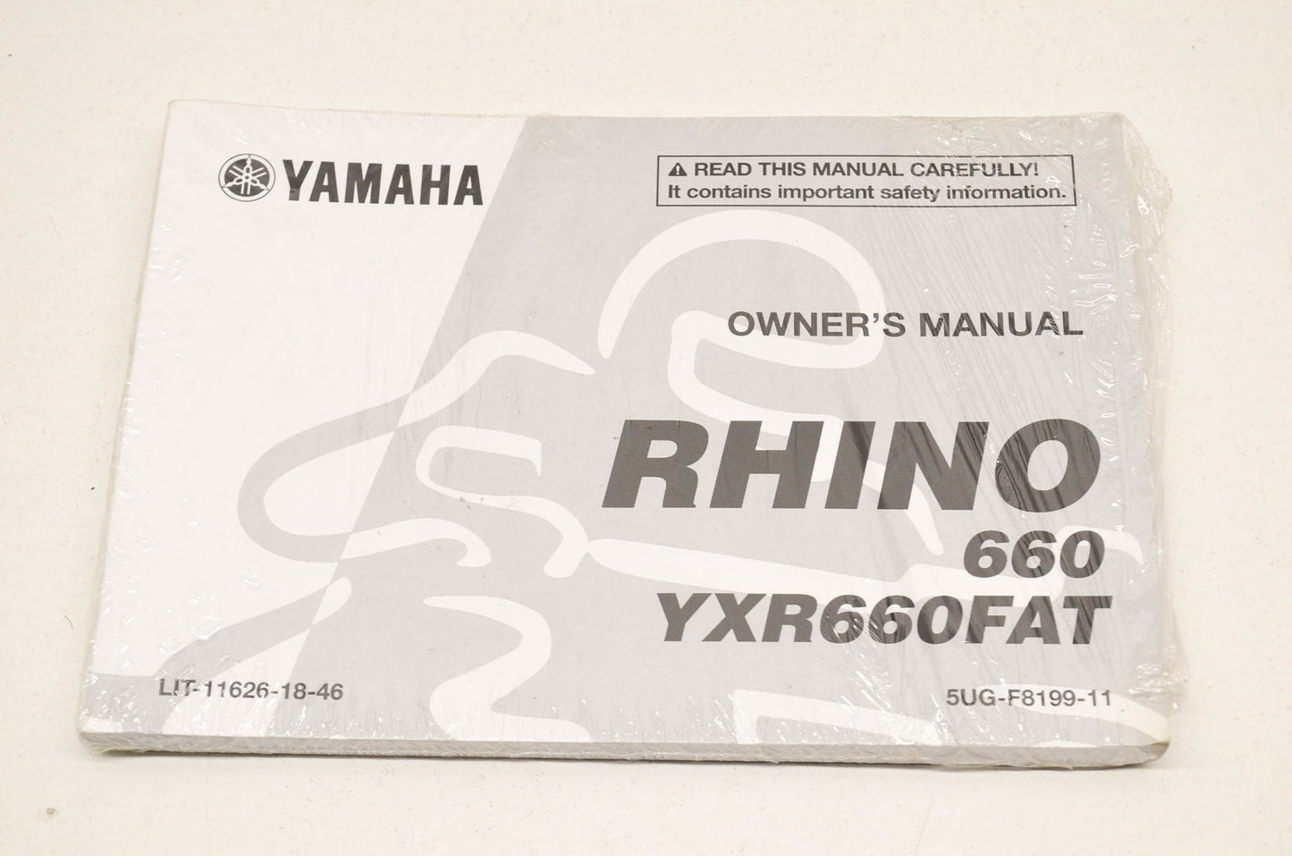 New OEM Yamaha Owner's Manual Rhino 660 YXR660FAT Yamaha Rhino 660 YXR660FAT. NO