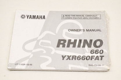 New OEM Yamaha Owner's Manual Rhino 660 YXR660FAT Yamaha Rhino 660 YXR660FAT. NO