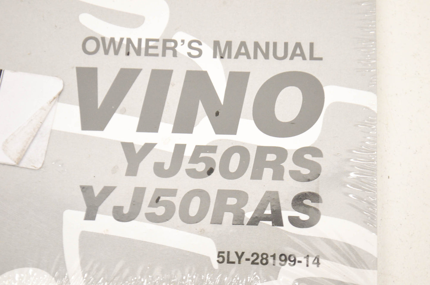 OEM Yamaha LIT-11626-17-29 YJ50RS/RAS Owner's Manual NOS