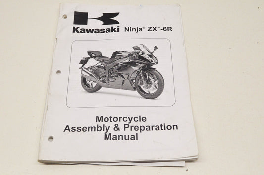 OEM Kawasaki 99931-1493-02 Assembly & Preparation Manual ZX600R