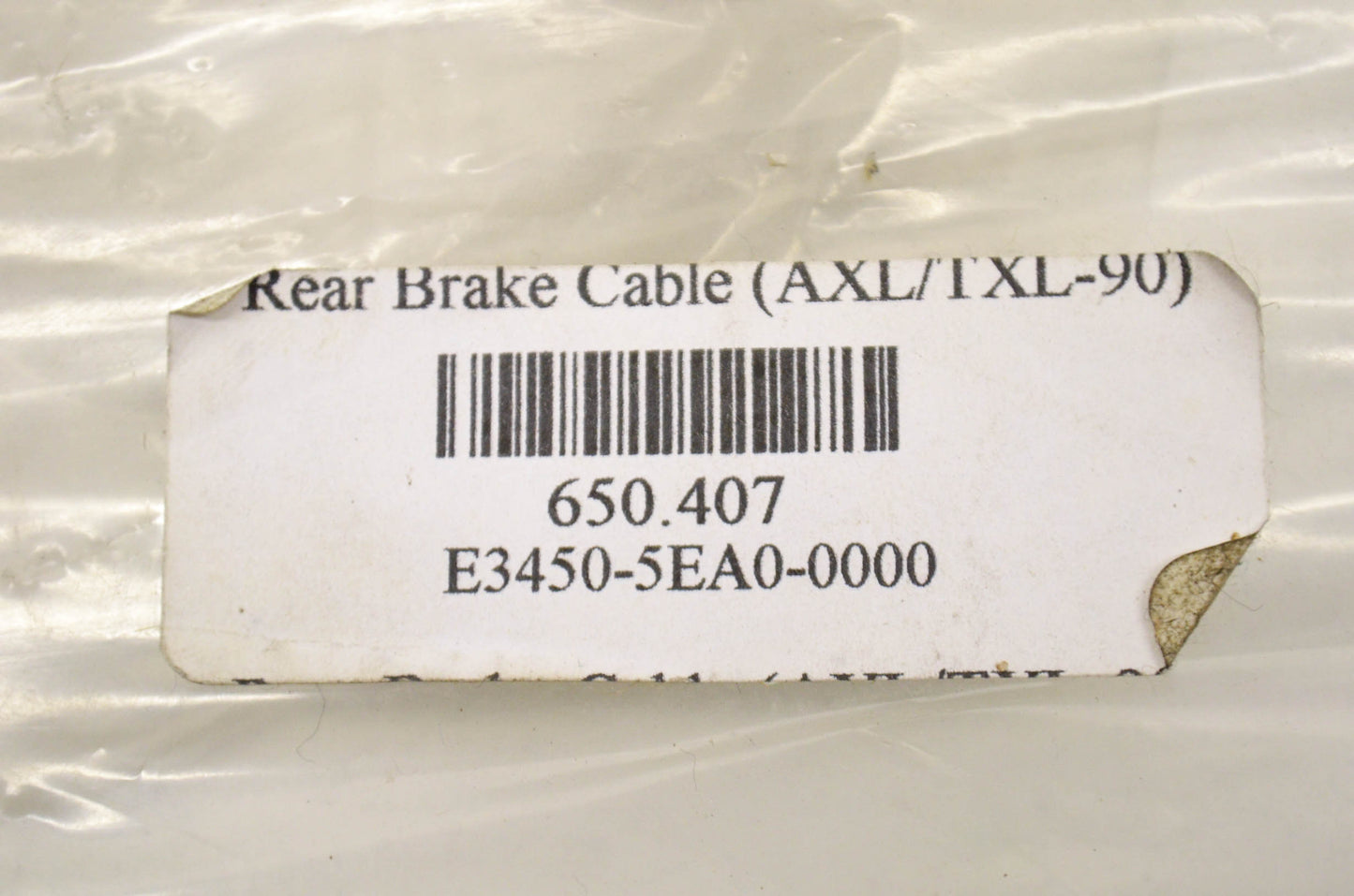 New E-Ton Rear Brake Cable NOS