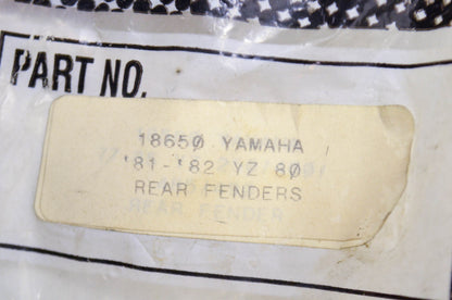 Maier M18650 , 18650 Rear Fender Yellow 81-82 Yamaha YZ80 NOS