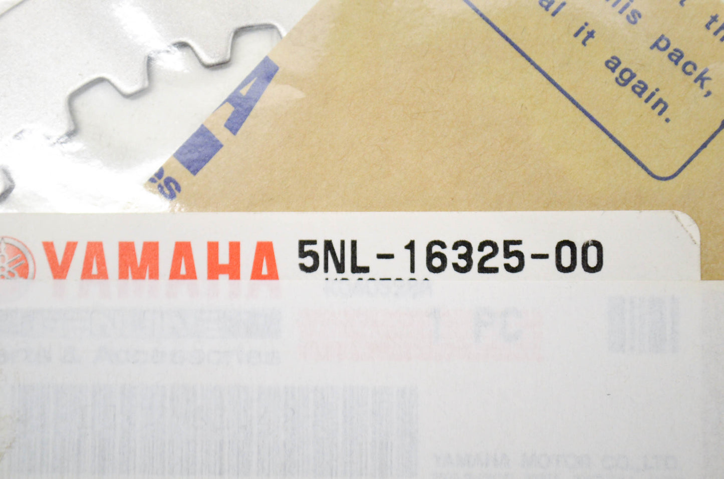 OEM Yamaha 5NL-16325-10-00 Clutch Plate NOS
