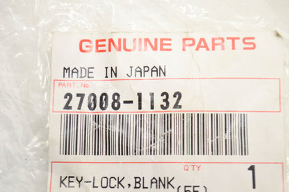 OEM Kawasaki 27008-1132 Blank Lock Key NOS