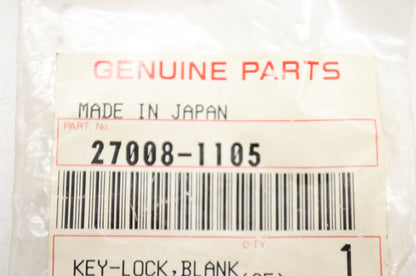 OEM Kawasaki 27008-1105 Blank Lock Key