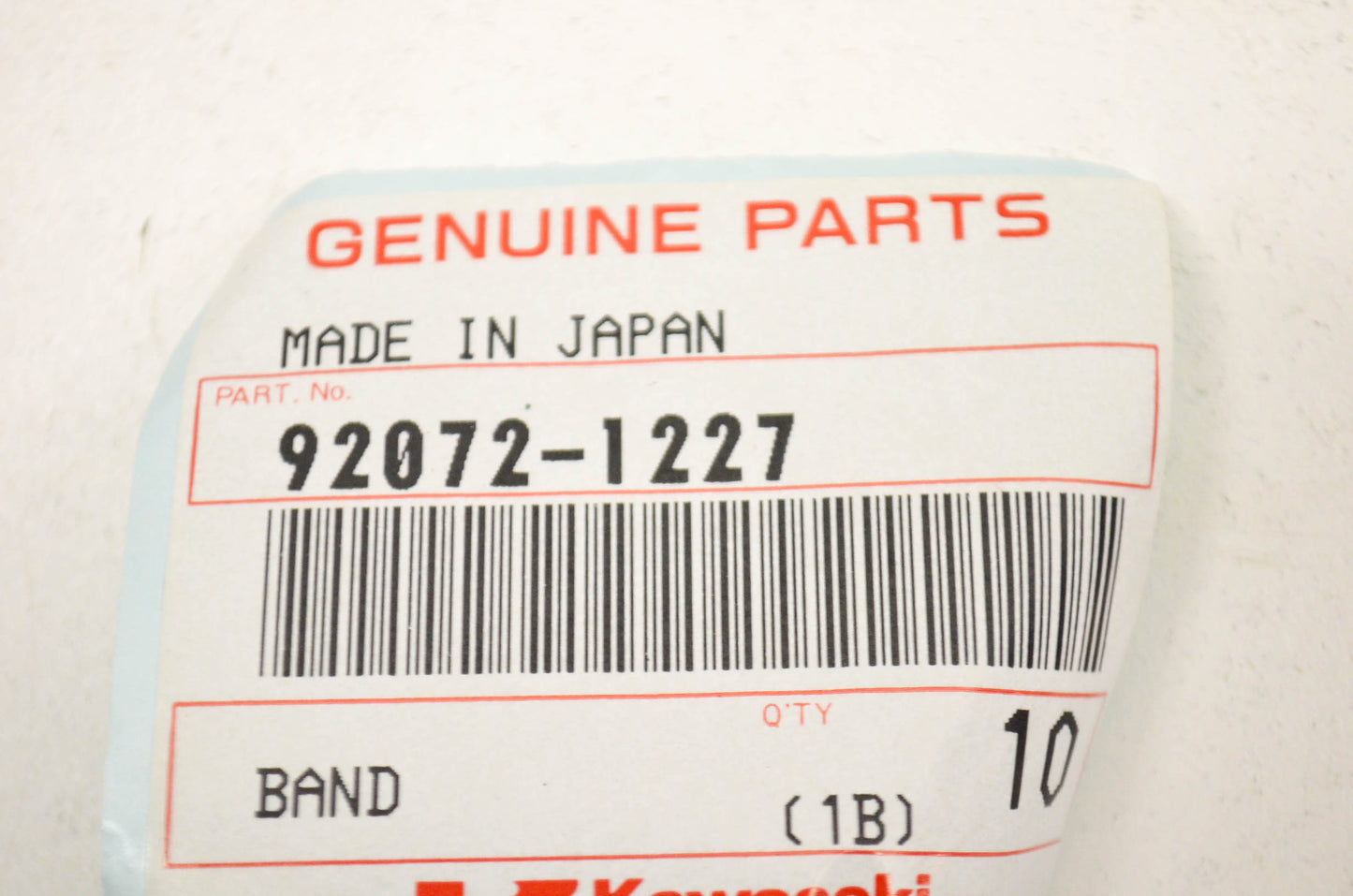 OEM Kawasaki 92072-1227 Band NOS