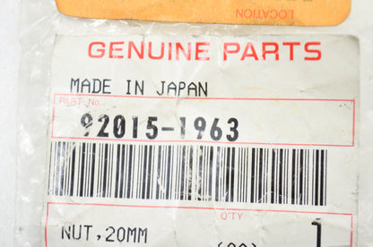 OEM Kawasaki 92015-1963 Nut 20MM NOS