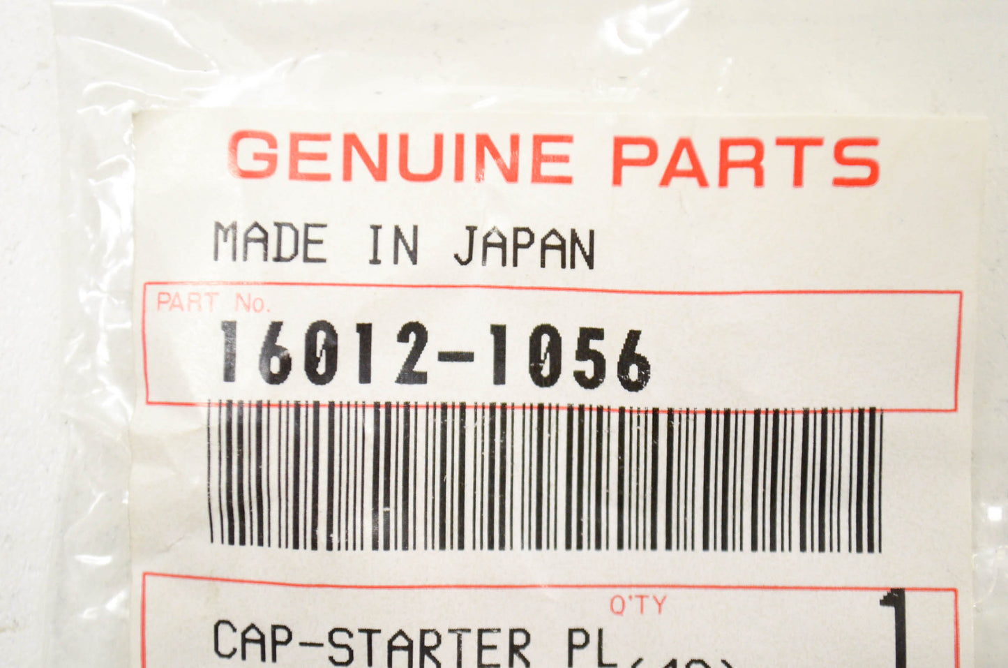 OEM Kawasaki 16012-1056 Starter Plunger Cap NOS