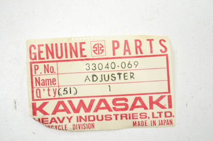 OEM Kawasaki 33040-069 Right Hand Adjuster NOS