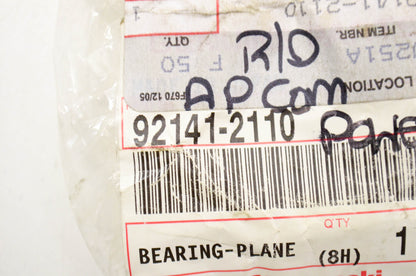 New OEM Kawasaki 92141-2110 Plane Bearing NOS