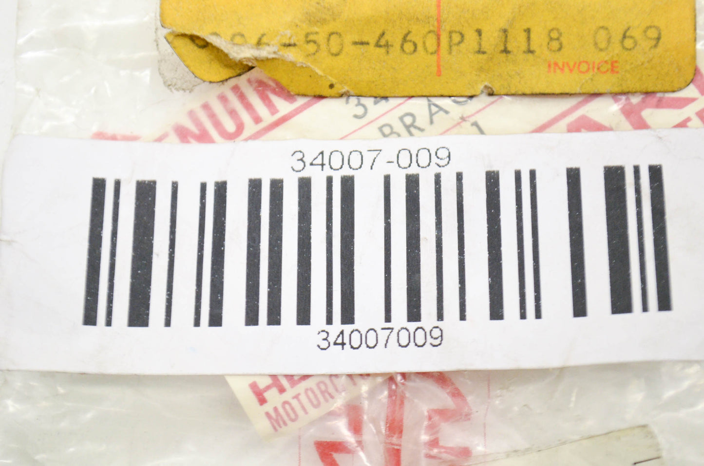 OEM Kawasaki 34007-009 Footrest Bar Bracket NOS