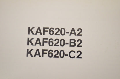OEM Kawasaki 99920-1758-01 Owner's Manual KAF620A6