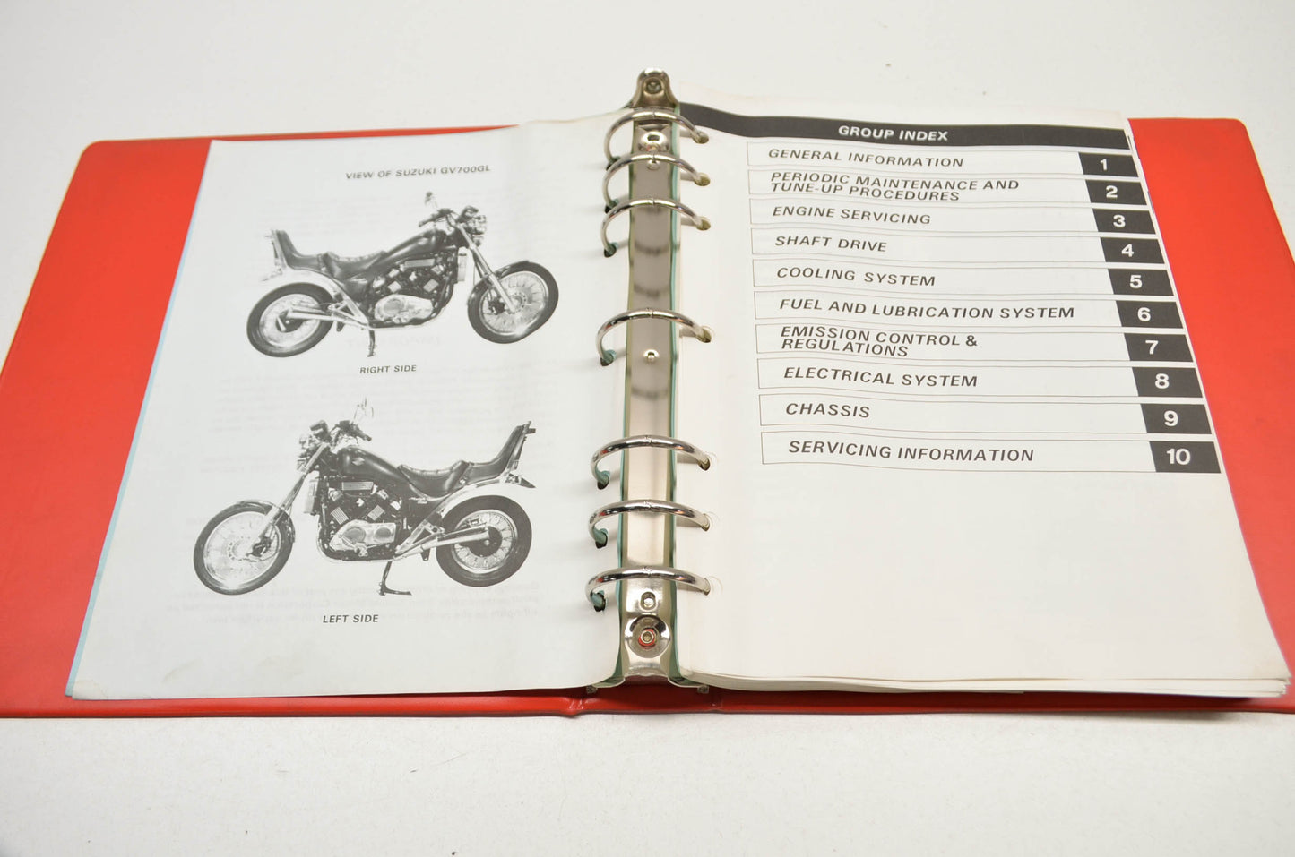 OEM Suzuki 99500-36040-03E GV700GL Service Manual